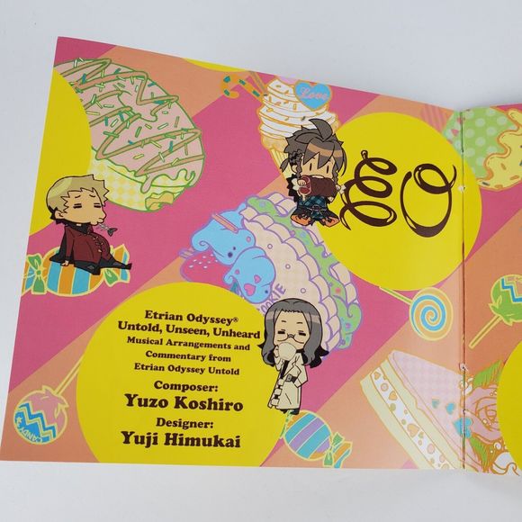 Etrian Odyssey Untold Unseen Unheard Commentary CD Yuzo Koshiro Yuji Himukai - Picture 9 of 10
